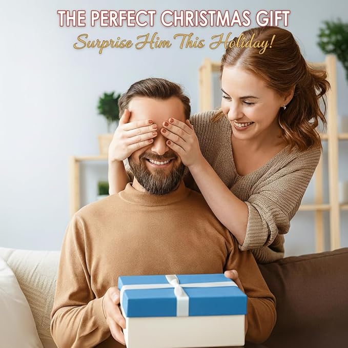 Eye Massager with Heat Bluetooth Smart Off, for Eye Relaxing, Migraine Stress Relief, Improves Sleep, Comforts Dry Eyes Tired Puffy Eyes. Gift for Birthday Father’s, Mother’s Day, Men, Women