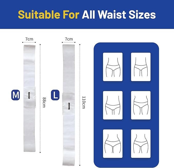 Urine Test Complete Kit - 2 oz to 4 oz Sample Bag on Belt,Portable Urine Test Bags with Temperature Strip for Used for Hospitals, Emergency and Travel (Medium)