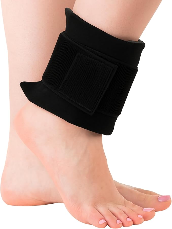 Cryopak Cold and Hot Therapy Wrap, Black, Latex-Free, Non-Toxic, for Back, Abdomen, Hip, Sports Injury Prevention, Recovery (Small). kit Includes Flexible Gel Compress, Sleeve and Strap.