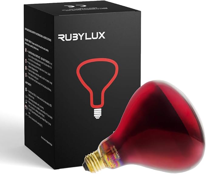 RubyLux NIR-A Near Infrared Bulb Grade A (6 Pack)