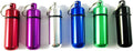 (6-Pack) Mini Waterproof Container ID Pill Holder Vial Key Chain with O Ring Seal