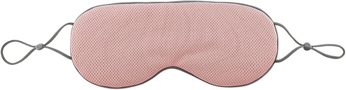 Xeahung Adjustable Sleep Mask Cotton Comfortable Eye Mask for Sleeping Women Soft Eye Covers for Sleeping Men Eye Shade Sleep Mask Light Blocking Mask 1 Pack (Pink&Gray)
