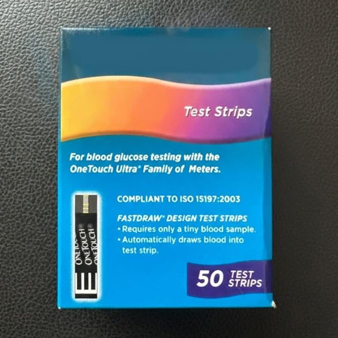 Strips Complatible for Ultra Glucometer 50 Count