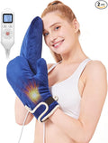 Heated Gloves for Hand Pain Relief, 2 Pack Electric Wrist/Fingers/Whole Hand Heating Pad, 86-158℉ & Auto Shut Off Heated Mittens, Ideal for Arthritis Pain Relief & Carpal Tunnel Relief