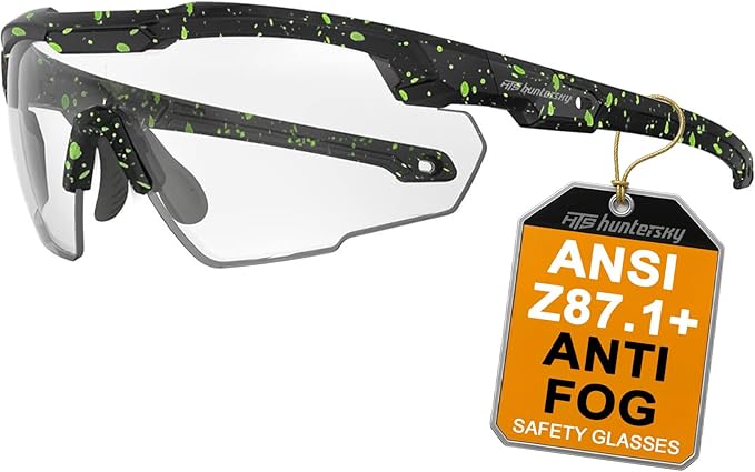 HTS HUNTERSKY Ballistic Tactical Shooting Glasses ANSI Z87+ UV400 Protective Eyewear