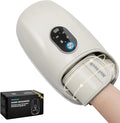 Nekteck Hand Massager with Heat and Compression, Cordless Hand Massager for Arthritis and Carpal Tunnel Wrist-to-Fingers Pain Relief for Women Men, Rechargeable