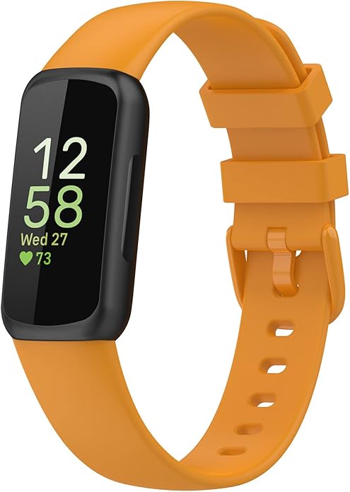 FitTurn 10 Pack Compatible with Fitbit Inspire 3 Bands Replacement Colorful Silicone Wristband Adjustable Accessory Strap for Fitbit Inspire 3 Health & Fitness Tracker Women Men (S & L Size selection)