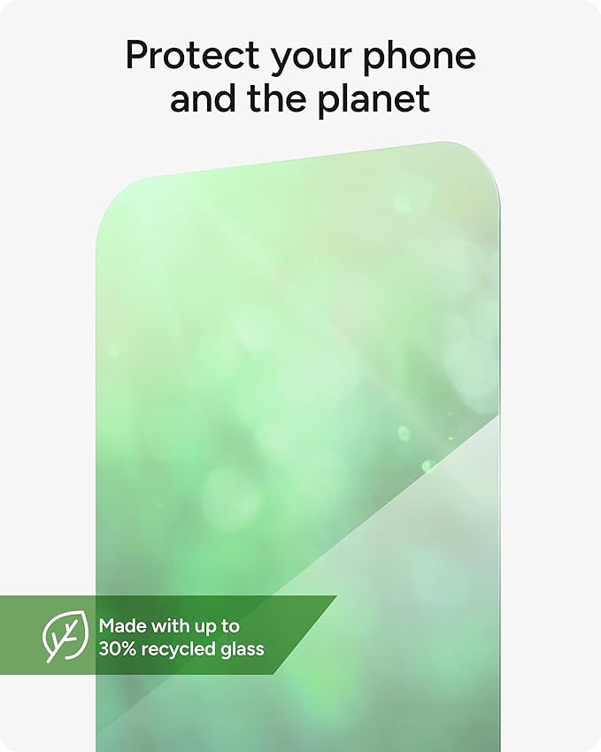 ZAGG Glass Elite Screen Protector for iPhone 16/15-5X Stronger, Reinforced Edges, Ultra-Strong Tempered Glass, Scratch Resistant, Anti-Smudge, Easy Installation, InvisibleShield, Eco-Friendly