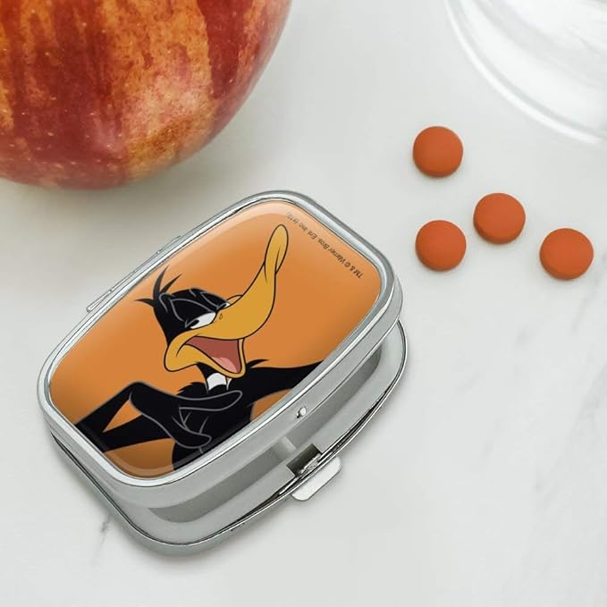 Looney Tunes Daffy Duck Rectangle Pill Case Trinket Gift Box