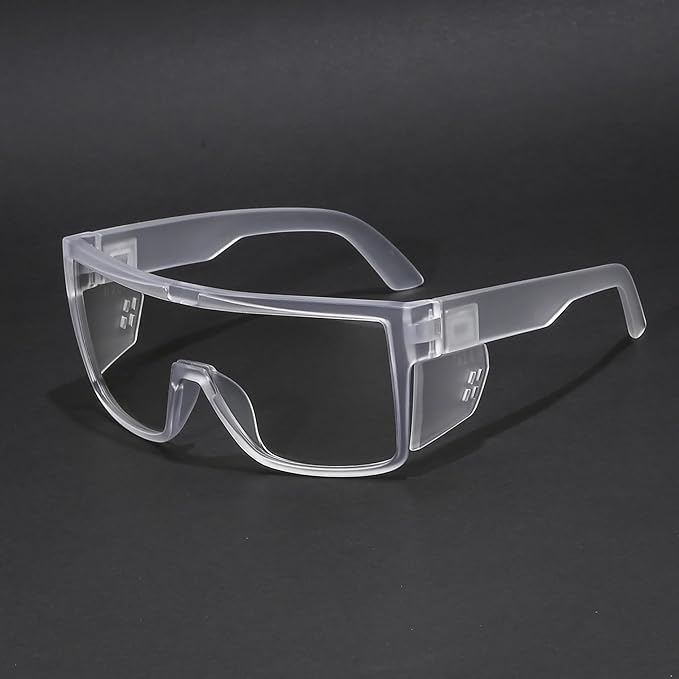 Transition Photochromic Safety Glasses For Men Women Wrap Around Safety glasses with Anti bluelight UV Protection