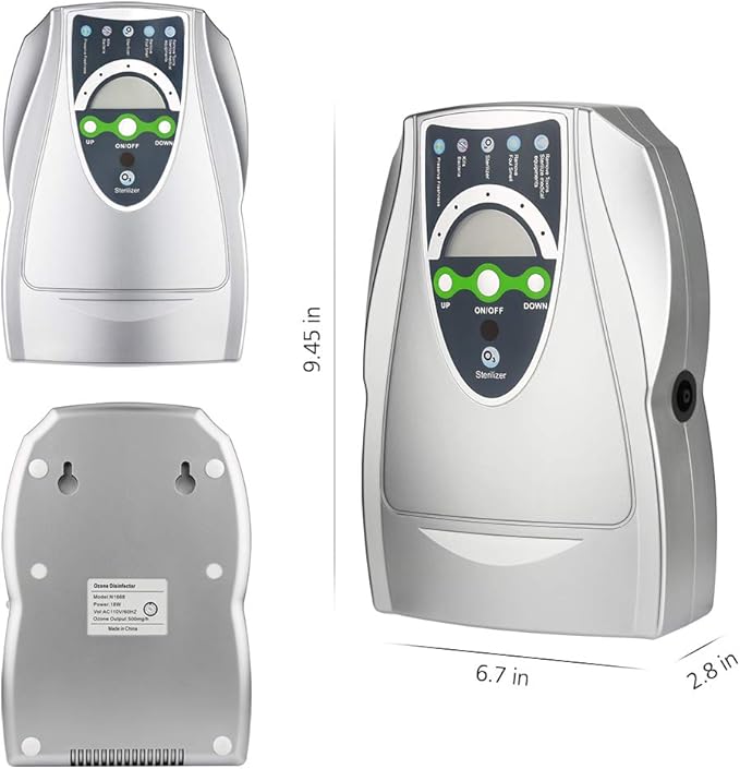 Ozone Machine Generator, Multipurpose Ozone Machine for Air, Water, Food, Home and Office Using