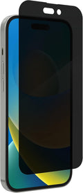 ZAGG Glass Elite Privacy 360 Screen Protector for Apple iPhone 14 Pro - Four-Way Privacy Filter, 5X Stronger,InvisibleShield, EZ Apply Install