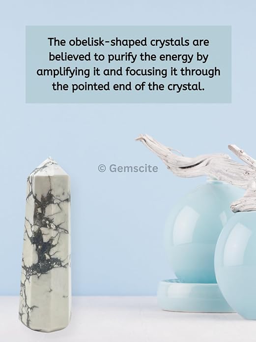 WholesaleGemShop 3 Inch Gemstones Obelisk Tower Jumbo Facet Aura Rock Crystal Natural Polished Earth Wand Spirit