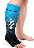 Hilph Full Calf & Foot Ice Pack Wrap for Running Recovery, Extended Leg Foot Cold Compression Therapy Sock Sleeve for Shin Splints Pain Relief, Reduce Swelling, Muscle Recovery After Exercise