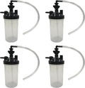 Universal Oxygen Humidifier Bubbler Bottle 350ml with Pressure Relief Valve with Adapter for Tubing (4)