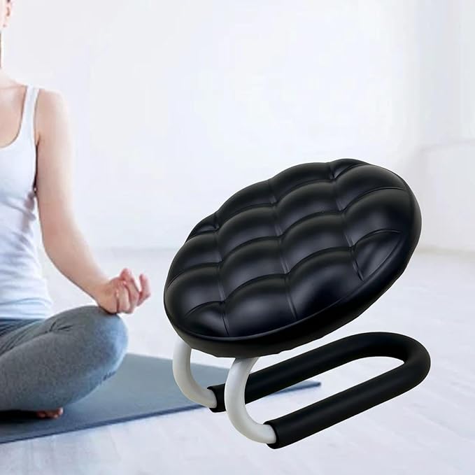 Kneeling Meditation Stool, Prayer Bench Gift Portable Kneeling Bench, Lightweight Meditation Bench Seat for Studio, Praying, Black