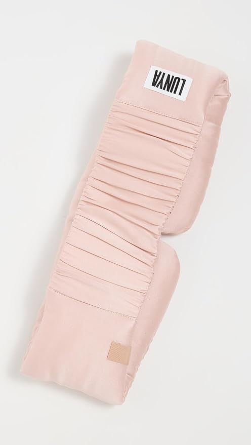 Lunya Women's Washable Silk Sleep Mask, Delicate Pink, Small