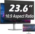 23.6 Inch Privacy Screen for Computer Monitor, 16:9 Anti-Spy Filter for Laptop & PC Display, Blue Light Blocking Anti-Glare Reversible Protector Film, Easy Slide-Mount Installation (23.6 Inch Widescreen(16:09))