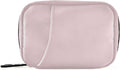 Pill Box 7 Day Case Travel Organizer Bag with Zipper Portable Weekly Compact Size for Vitamin Supplement Holder, Solid Color Light Pink, 4.6 x 3.14 x 1.88 Inch, 1.0 Count, 0.12 kilograms