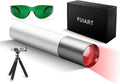 Red Light Therapy Torch for Joints Muscles Pain Relief, Portable Infrared Red Light Therapy Wand for Body Face Neck Knee Hand Back Relief(Silver)