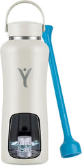 DYLN Hydrogen Water Bottle | Create Hydrating Alkaline Hydrogen-Rich Water Up to 9 pH | Vacuum Insulated Stainless Steel Water Bottle | Keeps Water Cold for 24 Hours