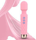 Personal Massager, Handheld Wireless Massager, Waterproof and Portable, 20 Speeds 8 Patterns Cordless Massagers for Neck, Back Pain, Leg and Hand Pain & Sports Recovery, Pink