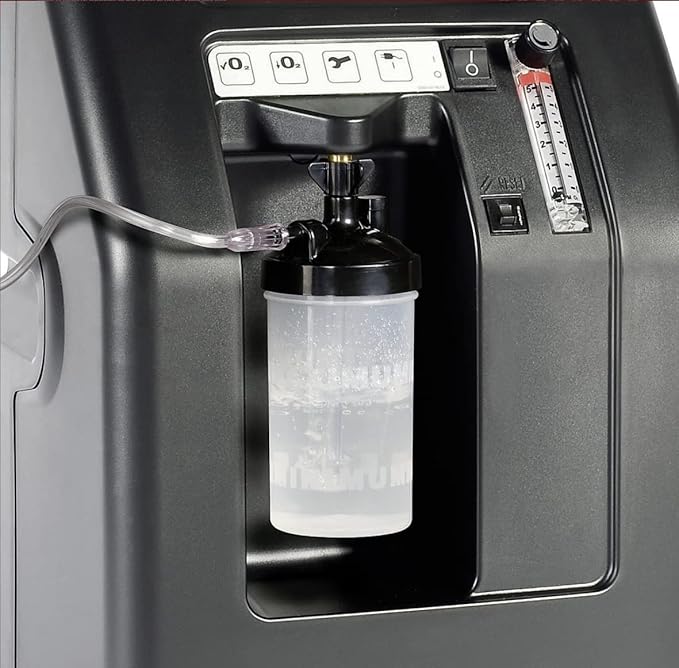 Easy Glide HUM-ROS6 HIGH Flow Oxygen Bubbler Bottle - Humidity for Oxygen Therapy