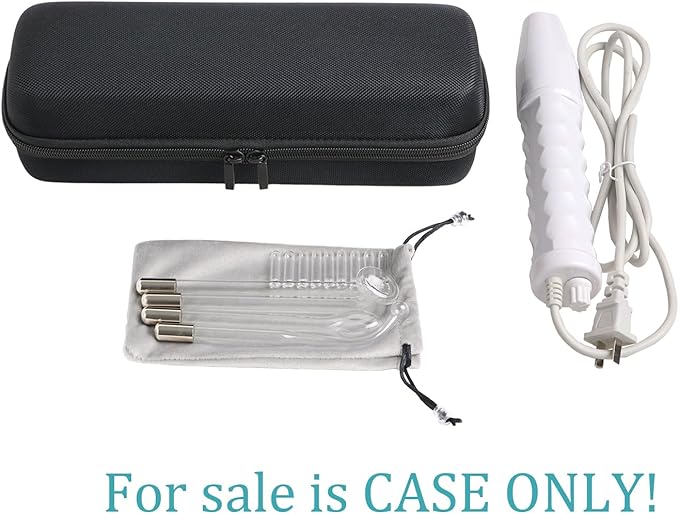 Travel Case Compatible with NuDerma Professional Skin Therapy Wand,Lightweight,Black(CASE ONLY)