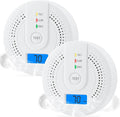 Carbon Monoxide Detectors, CO Detector Battery Operated with Sensitive Sensor, Digital Display and Sound Warning, Portable Carbon Monoxide Detector Alarm JA-995 for Travel, Hotel, Home