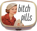 Bitch Pills Brass Rectangle Pill Box