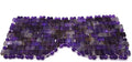 Natural Jade Sleep Mask & Blindfold, Natural Jade Eye Mask, Anti-Aging Hot or Cold Using Eye Mask (Amethyst Crystal)