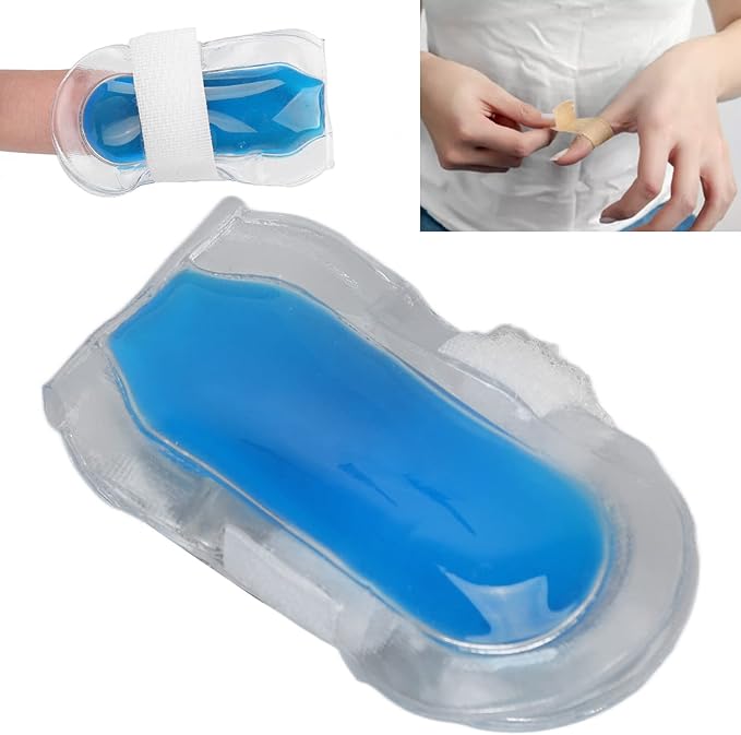 Small Cold Compress Fingers Toes Injury Soothing Swelling Gel for Children Cold Finger Gel Ice Packs Wearable Freezer Wrap Reusable 6cm