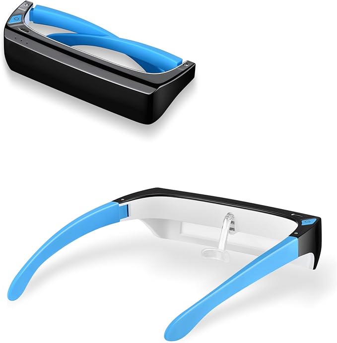 40Hz Light and Sound Therapy Wellness Glasses Device | Wearable Gamma Light and Sound Synchronized Machine for Mental Clarity