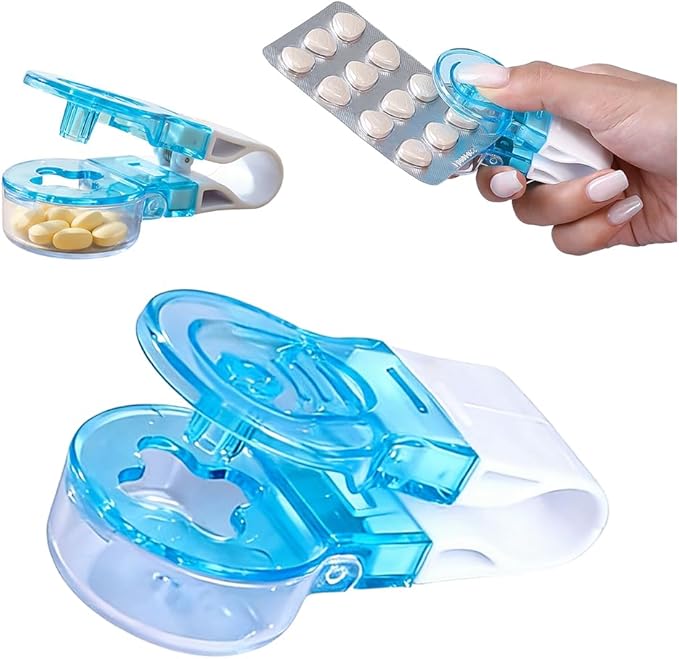 Portable Pill Taker Household Gadgets, 2026 New Pill Popper for Blister Packs, Travel Pill Extractor Opener Popper Assistance Tool (1)