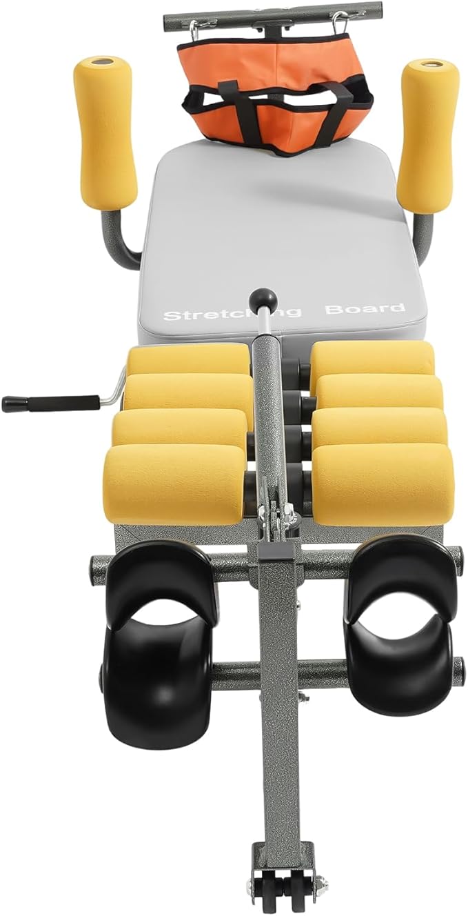 Lumbar Stretch Tool Traction Table, Portable Cervical Lumber Spine Stretcher Bed, Corrects Bent or Deformed Vertebrae,Full Body Traction & Stretch Decompression Bench/Table Machine, Relieve Neck Pain