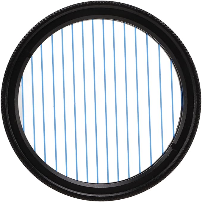 Special Effects Filter, 37mm 40.5mm 43mm 46mm 49mm Special Effects Lens Filter Anamorphic Special Effects Filter,for Most of Digital Cameras on The Market(37mm)