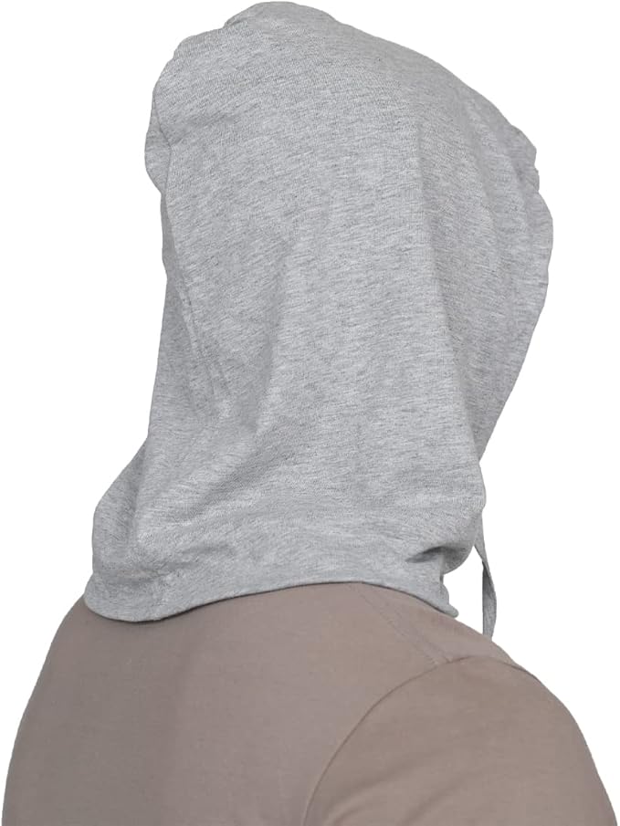 Faraday Hat Made of 99% Silver Fabric, Faraday Hat Reduces The Hazards Caused by 5G, 4G, Cellular, WiFi, Bluetooth, Faraday Hood Relieves Fatigue and Relaxes The Spirit, One Size Fit All (Gray)