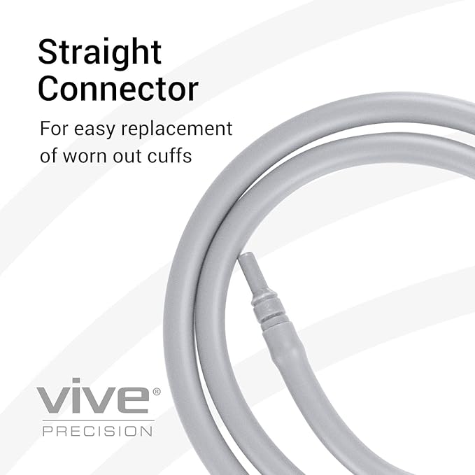 Vive Precision Blood Pressure Cuff Replacement - Compatible with Omron Series 5 & Most BP Monitors - Universal Cuff for Adults, Seniors & Elderly (Medium)