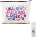 Patient Medication Pouches for Traveling Med Case for Pill Box Storage Container Pharmacy Doctor Medical Funny Novelty Gifts for Physician Nursing Assistant Pharmacist Nurses Makeup Bags for Work Camp