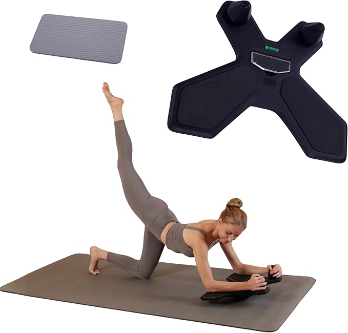 Plank Board,Wobble Balance Board for Core Workout,Push Up Board With Smart Phone Holder,Portable Pushup Board Training Equipment, Gym Accessories for Men & Women