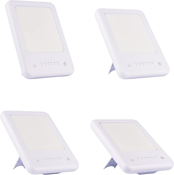 TheraLite Glow Bright Light Therapy Lamp - 10,000 LUX LED Lamp - Sun Lamp Mood Light to Fight Low Energy and Sunlight Deprivation, White Light Box Therapy