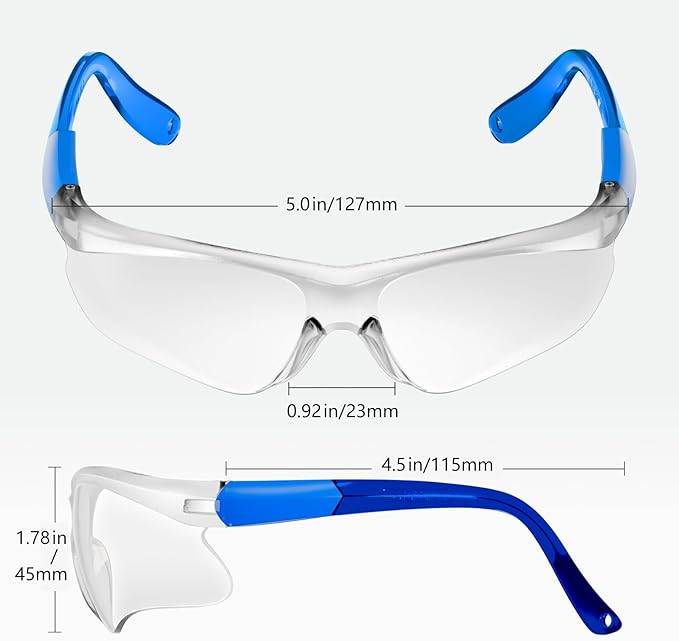 Shooting Glasses for Youth & Small Face Adults - Anti-Fog ANSI Z87.1 Certified Teens Range Shooting Eye Protection