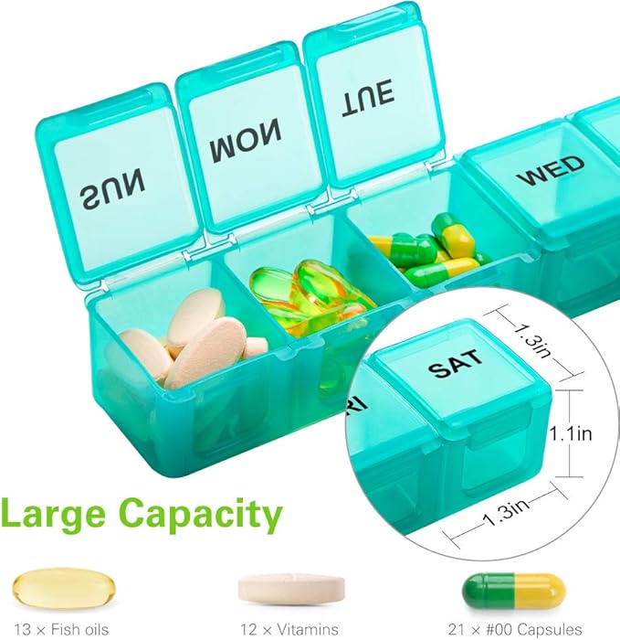 Pill Cutter + Pill Organizer 2 Pack