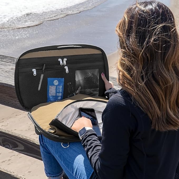 Xtreme Sight Line ~ FLEX Faraday Bag for Laptops, Tablets, and Mid-Size Electronics ~ Tracking/Hacking Defense ~ Stone