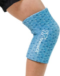 TheraICE Junior Knee Ice Pack Wrap Compression Sleeve for Injuries, Reusable Gel Cold Packs Brace Also for Ankle & Calf - Flexible Cold Wrap Recovery for Meniscus, ACL, MCL Pain Relief