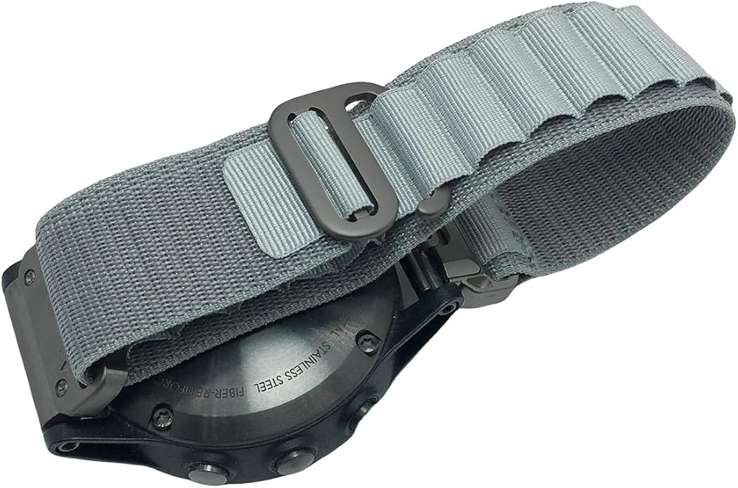 Custom Fit by Wrist Size, Small & Large Wrists, for Garmin Nylon Watch Band –– Compatible with QuickFit 20mm / 22mm / 26mm, Fenix 7, Instinct 2X, Forerunner, Epix, Tactix, MARQ, quatix, Approach