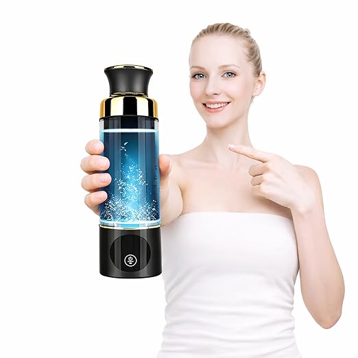 Hydrogen Water Bottle Generator – 6000PPB,Antioxidant Rich,SPE Hydrogen-Oxygen Separation Technology,Japanese Titanium-Platinum Ion Exchange Membrane,Perfect for Yoga,Office, Fitness,Travel & Gifts