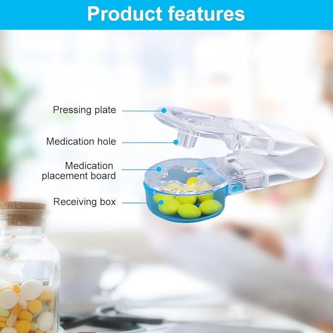 Portable Pill Taker Household Gadgets, 2026 New Pill Popper Extractor Tool Blister Pack Opener Popper Assistance Tool, for Blister Packs for The Elderly, Disabled (1)