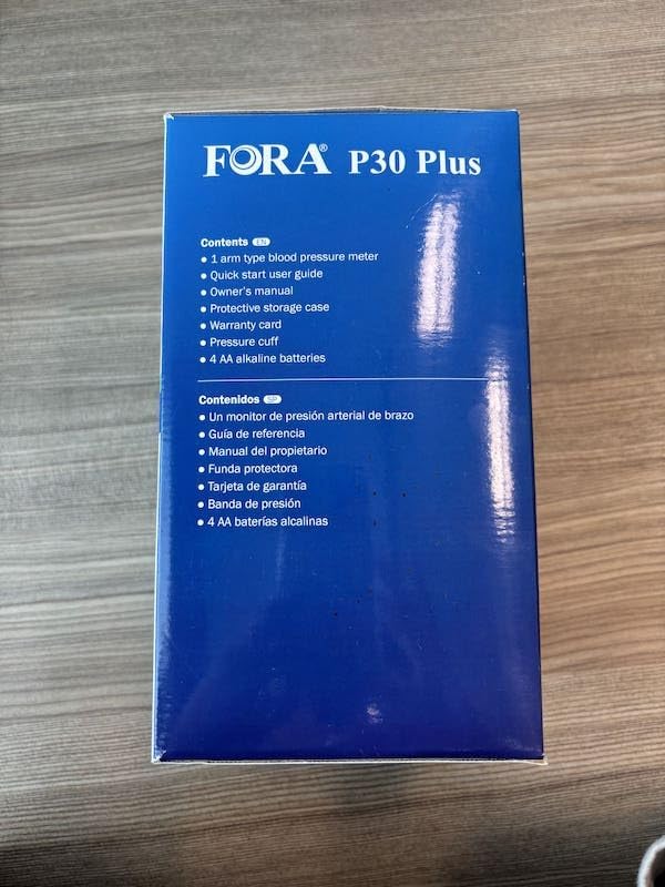 Fora P30 Plus Blood Pressure Monitoring System. Made in Taiwan, IRB & Smart Averaging Technology. Adjustable Cuff That Fits Arms 9.4-16.9 inches (24-43 cm) in Circumference.