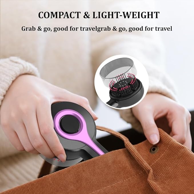Electric Scalp Massager Comb, Multi-Function Massager Brush for Hairs Care, Scalp Brush with Hair Oil Applicator, IPX7 Waterproof, Heated Hair Massager for Home Relaxation and Travel Use